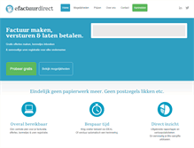 Tablet Screenshot of efactuurdirect.nl